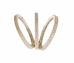 Silver Womens Clear CZ 925 Sterling Ring Nialaya