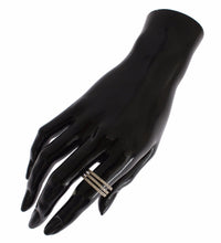 Silver Womens Clear CZ 925 Sterling Ring Nialaya