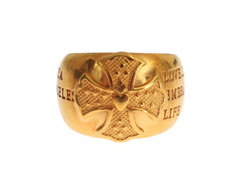 Gold Plated 925 Silver Womens Ring Nialaya