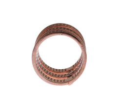 Gold 925 Silver Clear CZ Pink Ring Nialaya