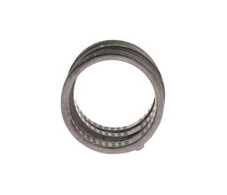 Black CZ Rhodium 925 Silver Ring Nialaya