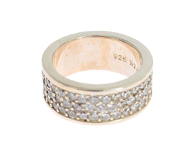 Silver Womens CZ 925 Sterling Ring Nialaya