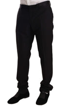 Black Wool Formal Tuxedo Trouser Pants Dolce & Gabbana