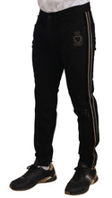 Black Skinny Fit Denim Side Band Jeans Pant Dolce & Gabbana