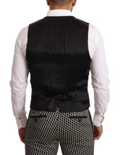 Black White Check 3 Piece Set MARTINI Suit Dolce & Gabbana