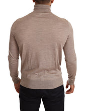 Beige Cashmere Turtleneck Pullover Sweater Dolce & Gabbana