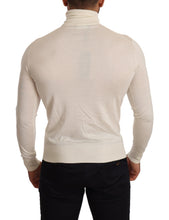 Cream Cashmere Turtleneck Pullover Sweater Dolce & Gabbana
