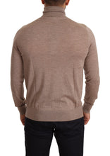 Brown Cashmere Turtleneck Pullover Sweater Dolce & Gabbana