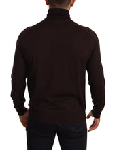 Brown Cashmere Turtleneck Pullover Sweater Dolce & Gabbana