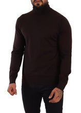 Brown Cashmere Turtleneck Pullover Sweater Dolce & Gabbana