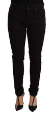 Black Slim Fit Denim Cotton Stretch Jeans Dolce & Gabbana