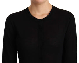 Black Crewneck Pullover STAFF Sweater Wool Dolce & Gabbana