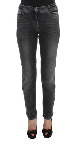 Gray Wash Cotton Blend Stretch Jeans Pants Ermanno Scervino