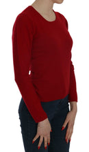 Red Round Neck Pullover Cashmere Sweater MILA SCHÖN