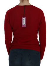 Red Round Neck Pullover Cashmere Sweater MILA SCHÖN