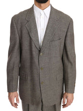 Brown Wool Regular Single  Breasted Suit Fendi