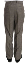 Brown Wool Regular Single  Breasted Suit Fendi