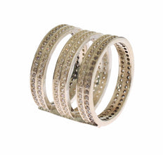 Authentic Womens Clear CZ 925 Sterling Silver Ring Nialaya
