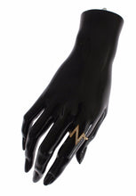 Gold 925 Silver Womens Clear CZ 18K Ring Nialaya