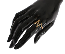 Gold 925 Silver Womens Clear CZ 18K Ring Nialaya