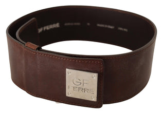 Belt Black Leather Silver Buckle Waist Belt Costume National
