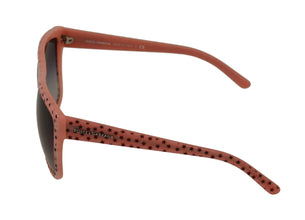 Brown Stars Acetate Frame Women Shades Sunglasses Dolce & Gabbana