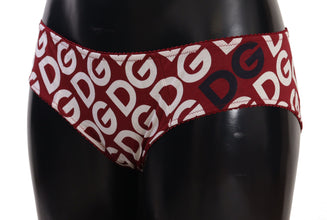 Multicolor DG Logo Print Slip Bottom Underwear Dolce & Gabbana
