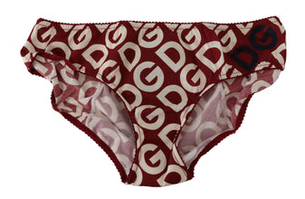 Multicolor DG Logo Print Slip Bottom Underwear Dolce & Gabbana