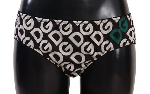 Multicolor DG Logo Print Slip Bottom Underwear Dolce & Gabbana