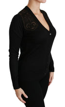 Black Lace Sweater Cardigan Sweater Dolce & Gabbana