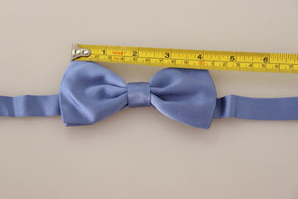 Purple 100% Silk Adjustable Neck Papillon Bow Tie Dolce & Gabbana