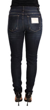 Blue Wash Slim Skinny Denim Cotton Stretch Jeans Dolce & Gabbana