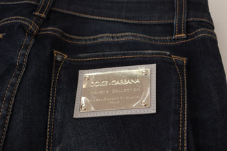 Blue Wash Slim Skinny Denim Cotton Stretch Jeans Dolce & Gabbana