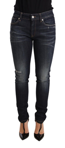 Blue Wash Slim Skinny Denim Cotton Stretch Jeans Dolce & Gabbana