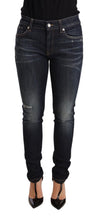 Blue Wash Slim Skinny Denim Cotton Stretch Jeans Dolce & Gabbana