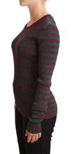 Multicolor Striped Crew Neck Pullover Sweater Dolce & Gabbana