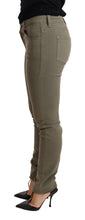 Green Low Waist Skinny Slim Trouser Cotton Jeans Ermanno Scervino