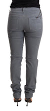 Gray Low Waist Skinny Slim Trouser Cotton Jeans Ermanno Scervino