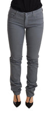 Gray Low Waist Skinny Slim Trouser Cotton Jeans Ermanno Scervino
