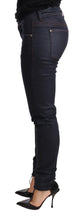Blue Low Waist Skinny Slim Trouser Cotton  Jeans Ermanno Scervino