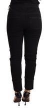 Black Low Waist Skinny Slim Trouser Cotton  Jeans Ermanno Scervino