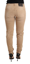 Brown Low Waist Skinny Denim Trouser Cotton Jeans Ermanno Scervino