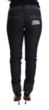 Blue Skinny Folded Hem Denim Trouser Cotton Jeans Ermanno Scervino