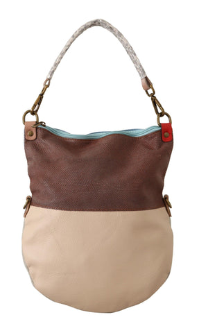 Multicolor Genuine Leather Shoulder Tote Women Handbag EBARRITO