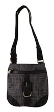 Gray Printed Logo Shoulder Crossbody Purse Bag WAYFARER