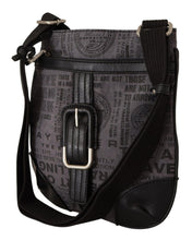 Gray Printed Logo Shoulder Crossbody Purse Bag WAYFARER