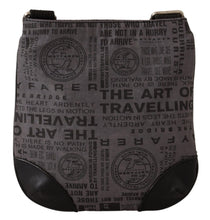 Gray Printed Logo Shoulder Crossbody Purse Bag WAYFARER