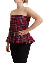 Multicolor Chekered Sleevelesss Tank Top CAMPO DI FRAGOLE