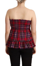 Multicolor Chekered Sleevelesss Tank Top CAMPO DI FRAGOLE