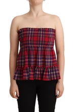 Multicolor Chekered Sleevelesss Tank Top CAMPO DI FRAGOLE